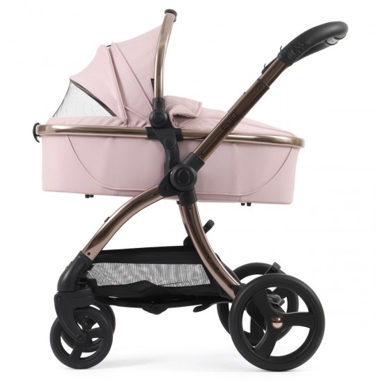 Rose gold and sales black egg pram